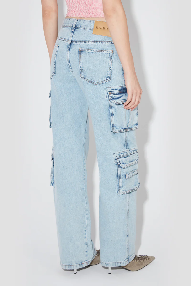 Denim Skater Trousers - Image 4