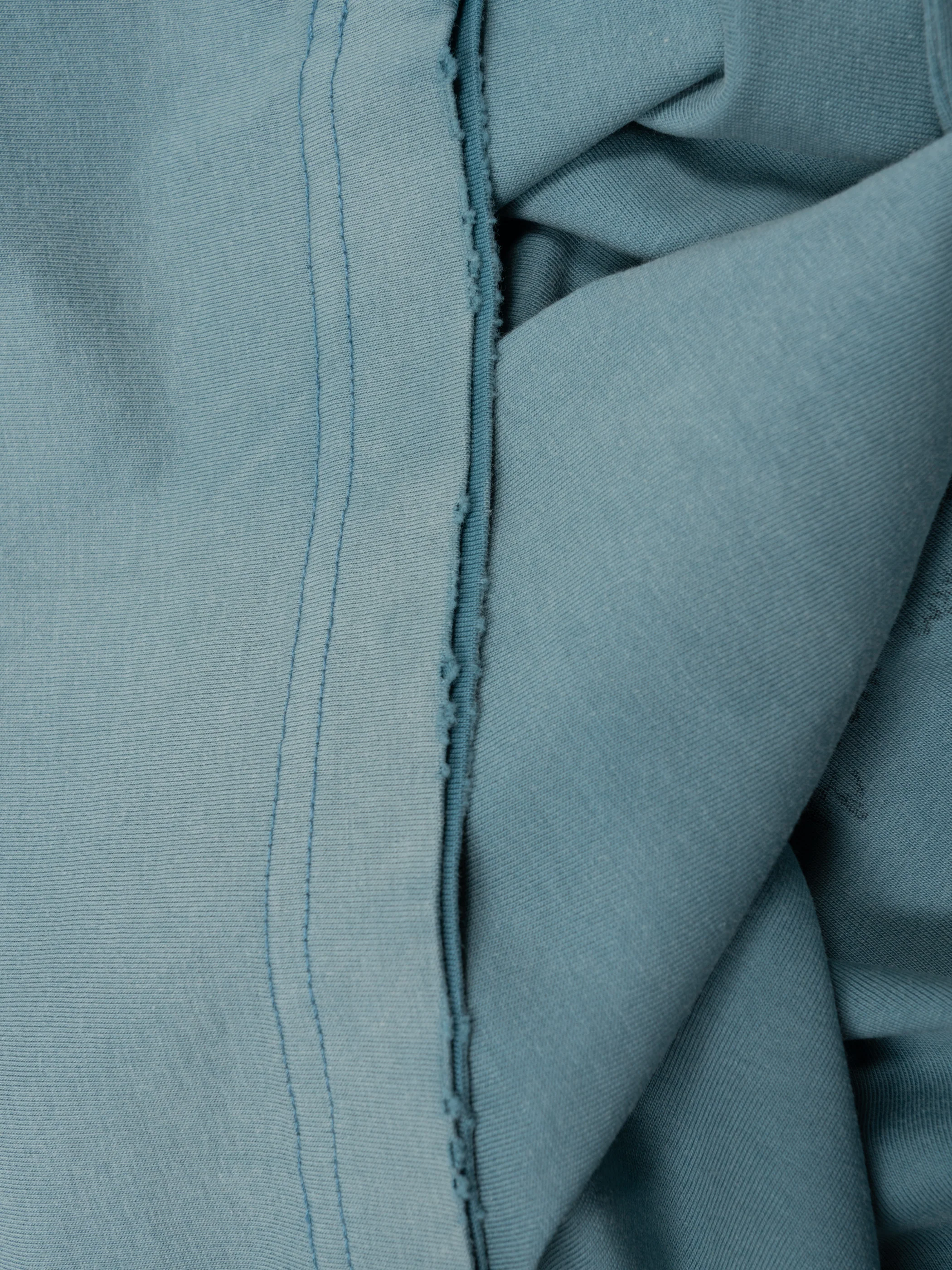 Hand Writing Teal T-Shirt - Image 7