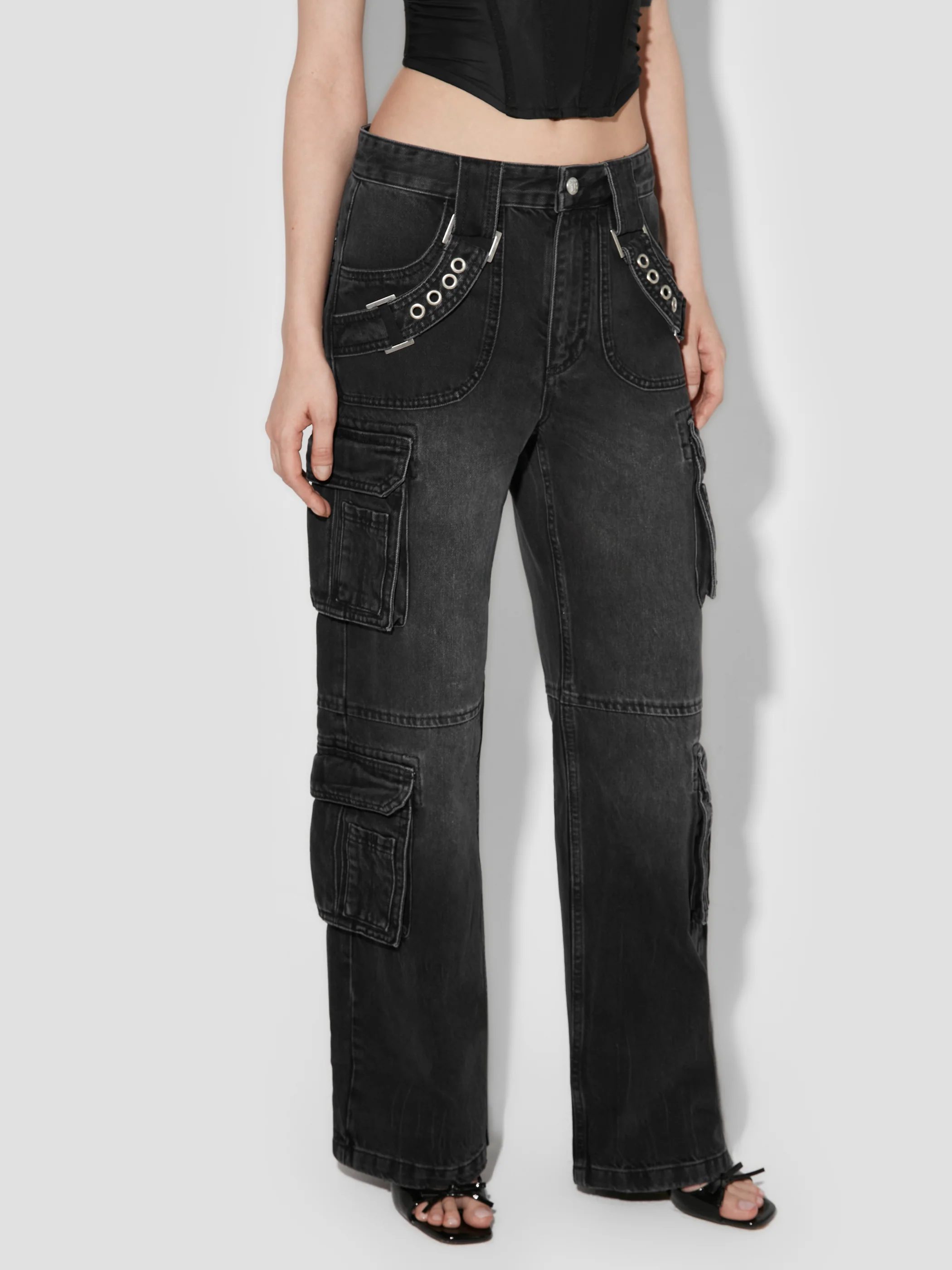 Harness Strap Cargo Trousers - Image 3