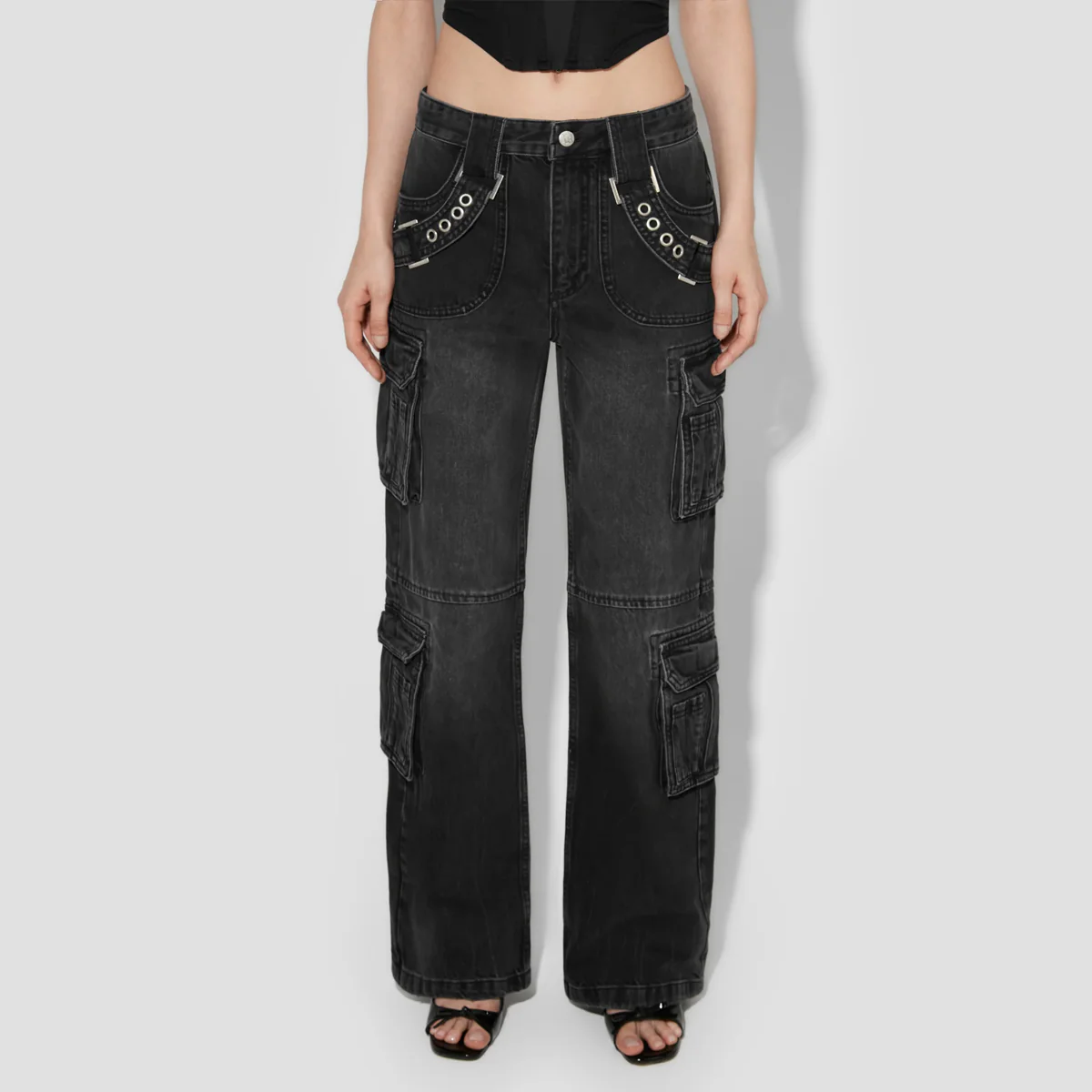 Harness Strap Cargo Trousers - Image 7