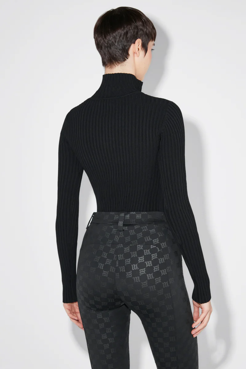 Knitted Quarter-Zip Longsleeve Ski - Image 4