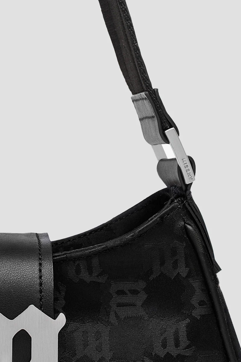 Nylon Monogram Shoulder Bag Small - Image 5