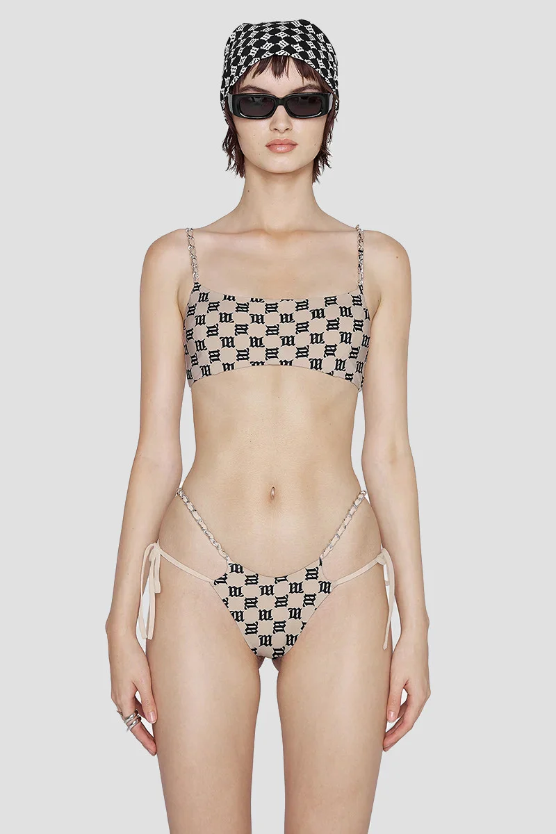 Swim Chain Monogram Bikini Bottoms - Image 3