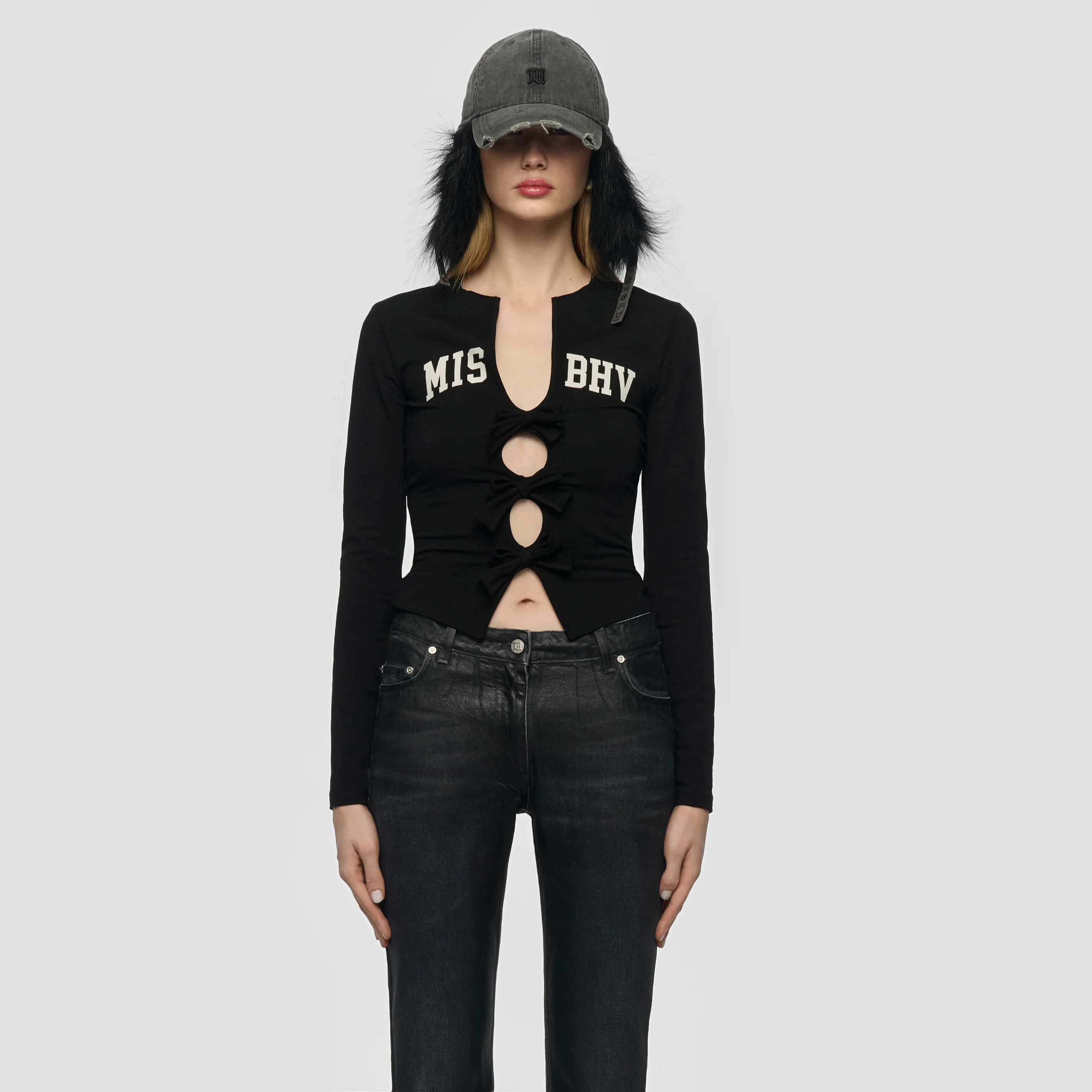 Varsity Bows Longsleeve Top - Image 4