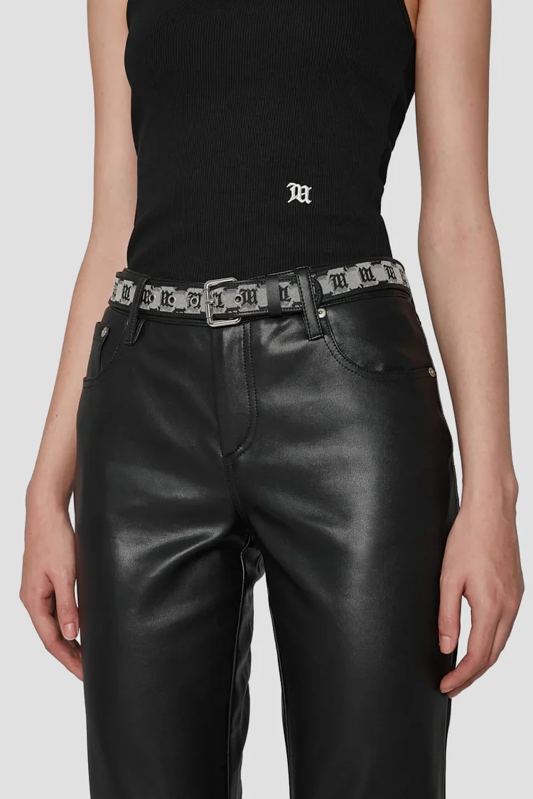 Faux Leather Trousers - Image 5